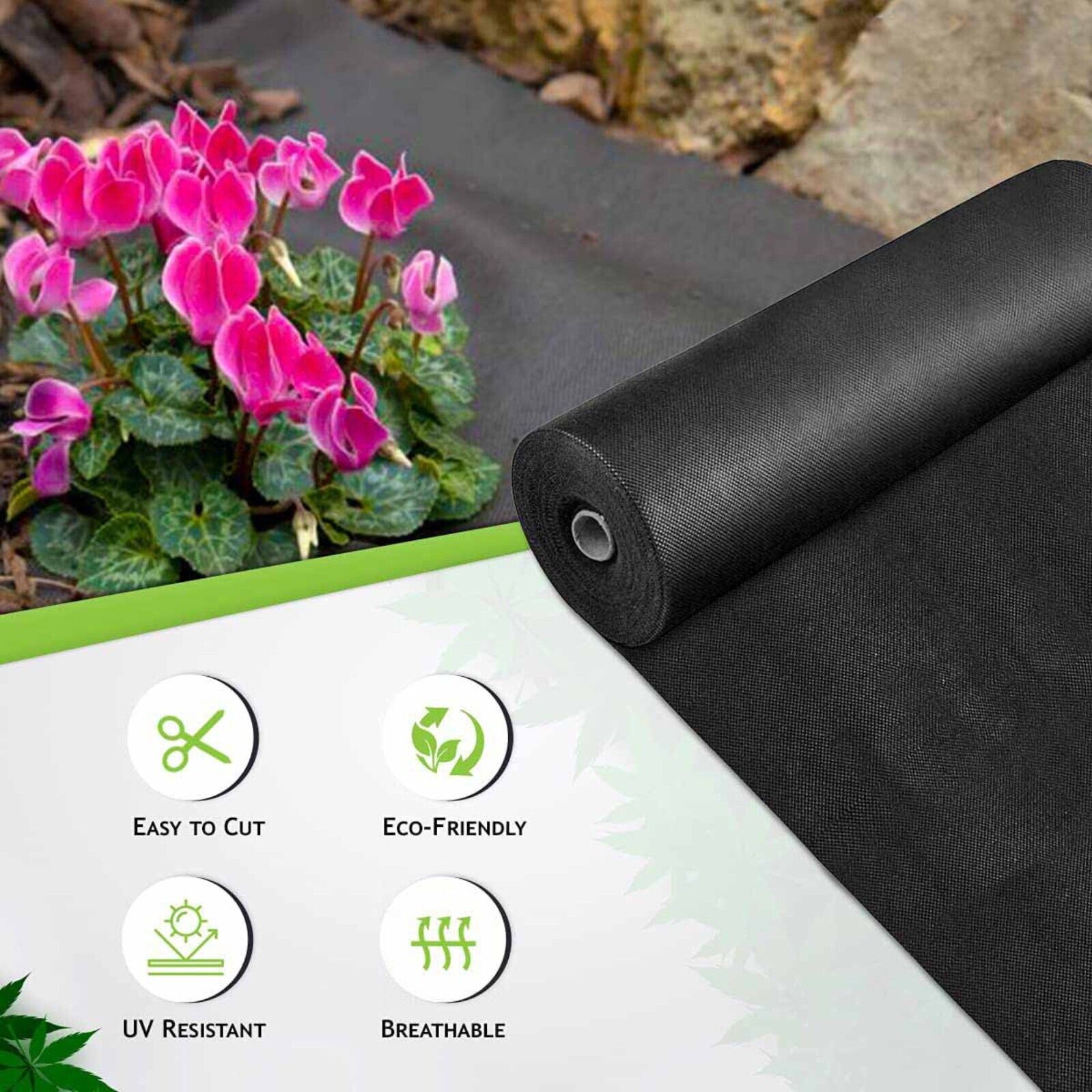 Hot Sale Eco-friendly PLA Weedmat Spunbond Weed Barrier Weed Control Ground Cover Fabric