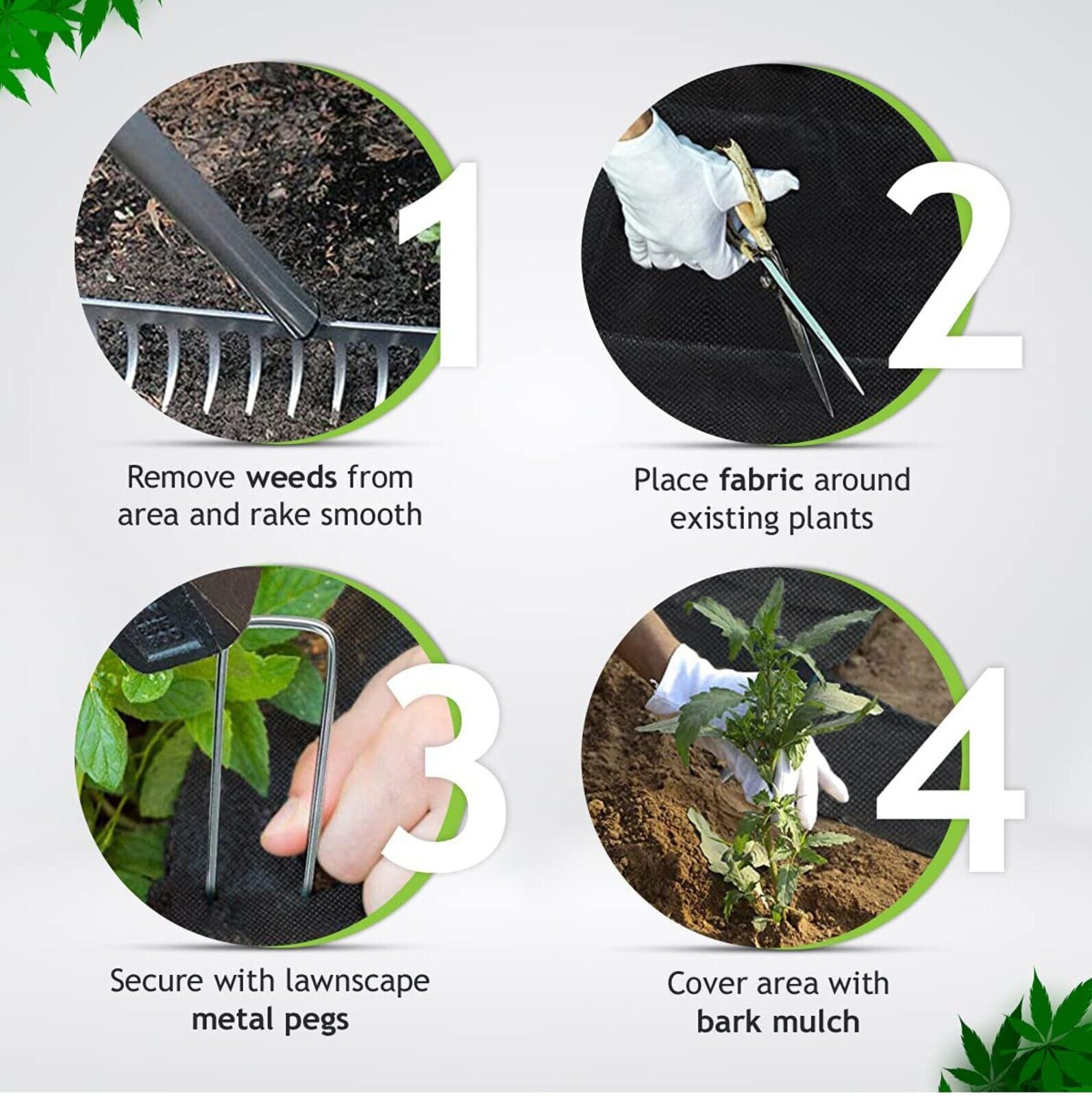 Hot Sale Eco-friendly PLA Weedmat Spunbond Weed Barrier Weed Control Ground Cover Fabric