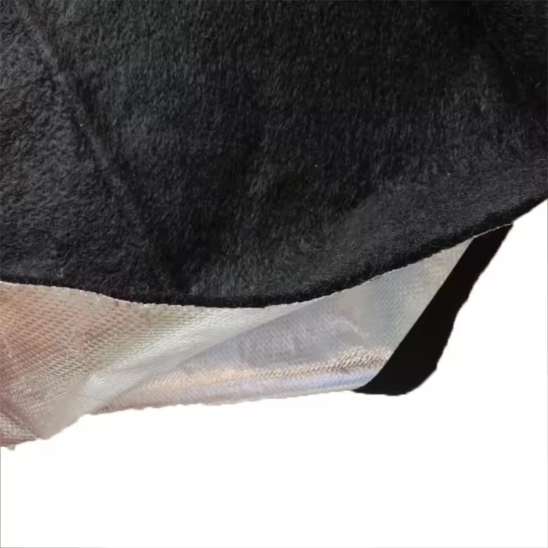 PANOF Felt With Aluminum Film For Clothing Fire Retardant Carbon Fiber Fabric Pre-oxidation Fiber Fabric Fire Proof Felt