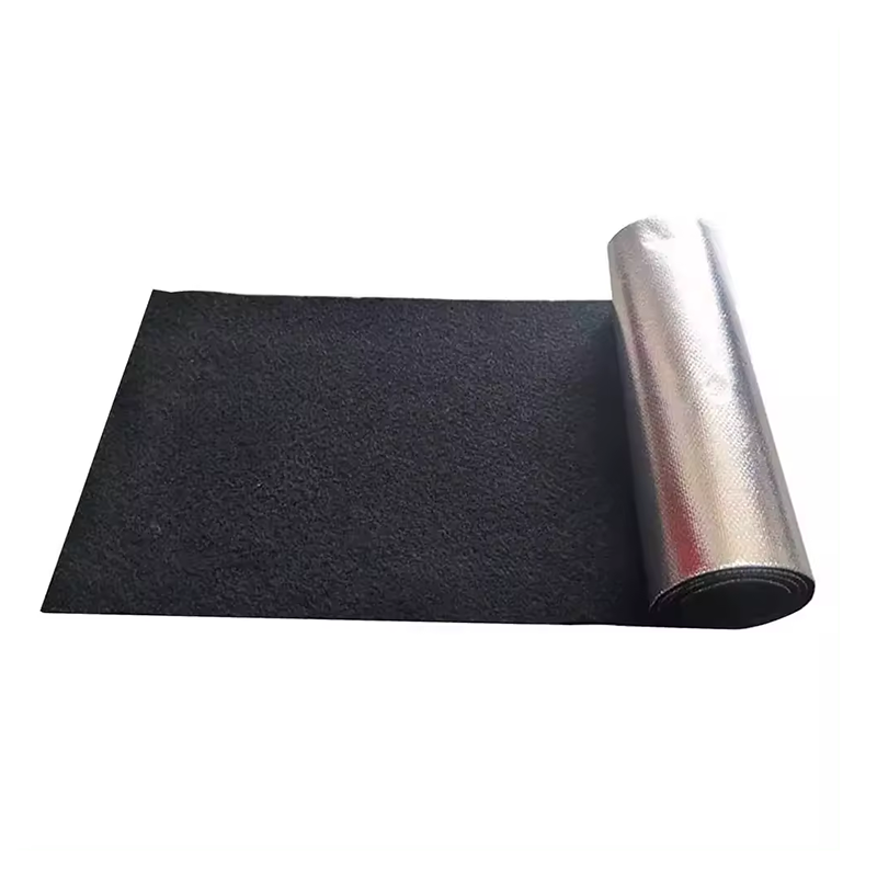 PANOF Felt With Aluminum Film For Clothing Fire Retardant Carbon Fiber Fabric Pre-oxidation Fiber Fabric Fire Proof Felt