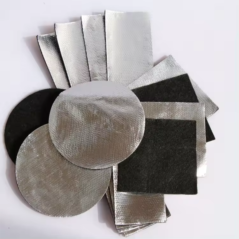 PANOF Felt With Aluminum Film For Clothing Fire Retardant Carbon Fiber Fabric Pre-oxidation Fiber Fabric Fire Proof Felt