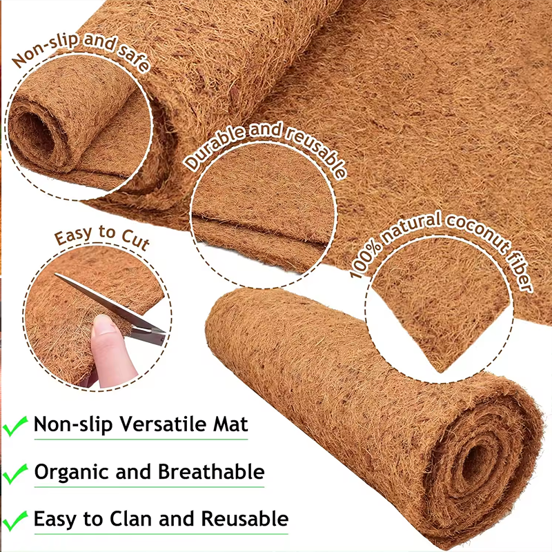 100% Coco Fiber Natural Coconut Mat for Horticulture