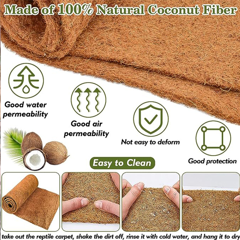 100% Coco Fiber Natural Coconut Mat for Horticulture