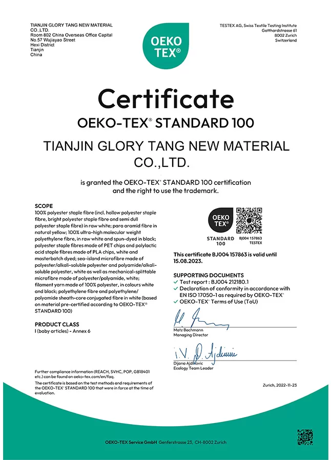 OEKO TEX STANDARD100